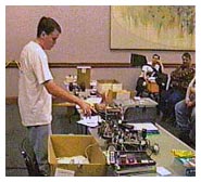 Chad showing SPUD robots